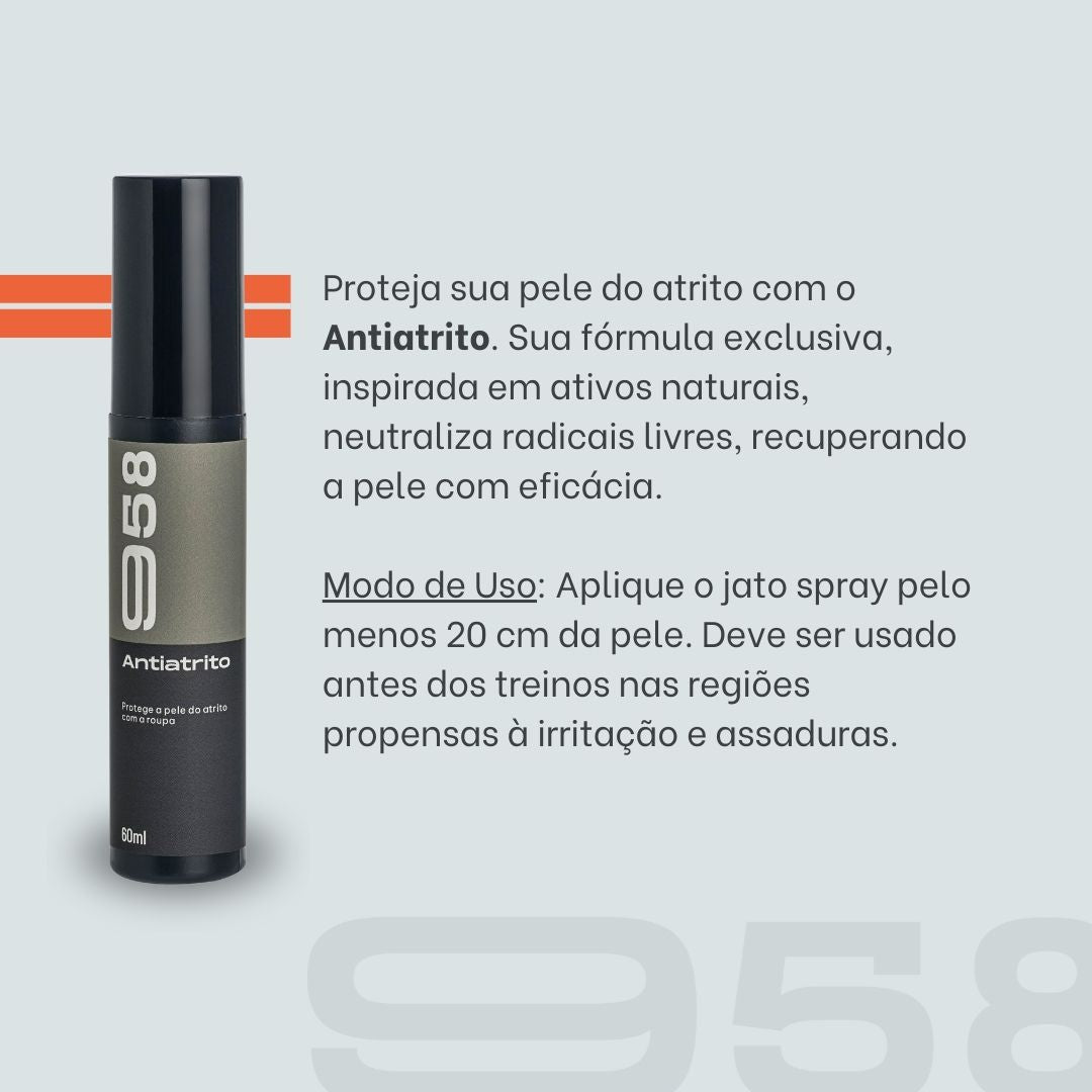 Kit 958 Loção Protetora Pre Water Boost 60ml, Loção Protetora After Water Boost 60ml, Loção Protetora Antiatrito 60ml