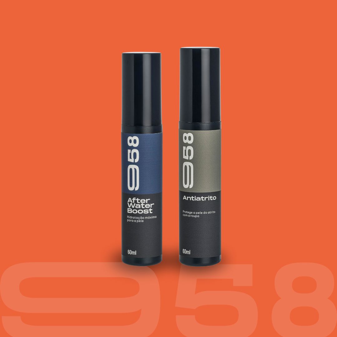 Kit 958 Loção Protetora After Water Boost 60ml, Loção Protetora Antiatrito 60ml