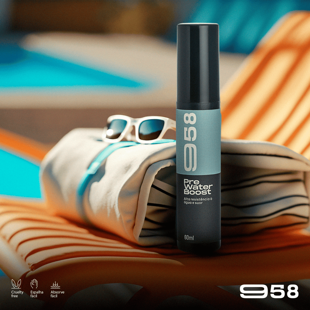 958 Loção Protetora Pre Water Boost 60ml
